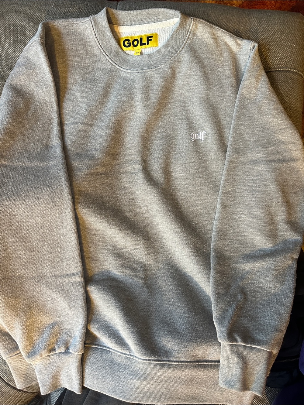 Golf Wang Gray Crewneck with Chest Logo